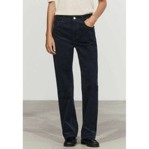Massimo Dutti 마시모 두띠 새틴 처리 검은색 바지 05050750 - 얼룩진 짙은 파란색 8087172
