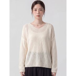 루즈레이디그물니트 B6S0242_P418581447