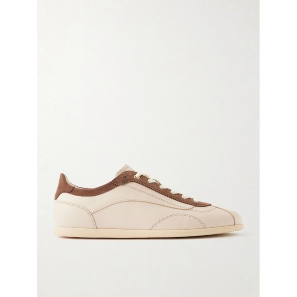 브루넬로쿠치넬리 스웨이드 트림 가죽 스니커즈 46376663163016843