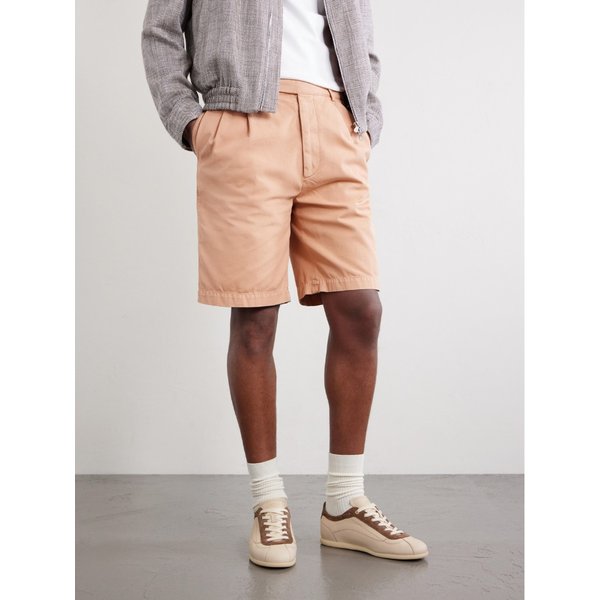 브루넬로쿠치넬리 스웨이드 트림 가죽 스니커즈 46376663163016843