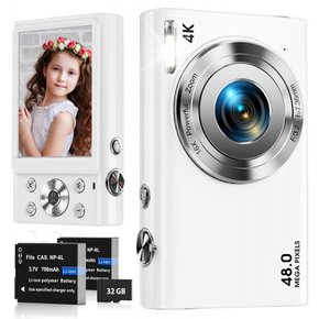 STUOGYUM 4K SD 2.88 IPS 디지털 카메라 오토 포커스 디지털 카메라 4800만 화소 마이크로 카드