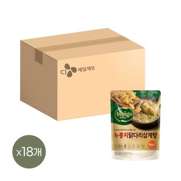 CJ제일제당 비비고 누룽지닭다리삼계탕 600g x18개