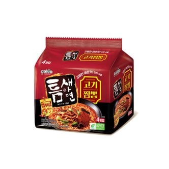  팔도 틈새라면 고기짬뽕 멀티 120g*4입 x8개