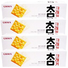 출출할때 간식 크라운)참 크래커 56g x 24개 맛있는 정통 크래커