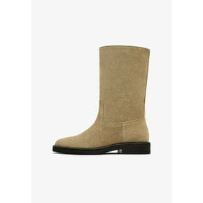 4382660 Massimo Dutti FLAT SPLIT - Boots sand