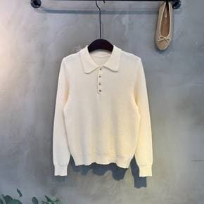 / 코야 카라 반오픈 골지 긴팔 니트 4color