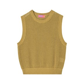 [스타필드코엑스] [꼬모니노즈] 남녀공용 PUNCHING KNIT VEST [2 COLOR]