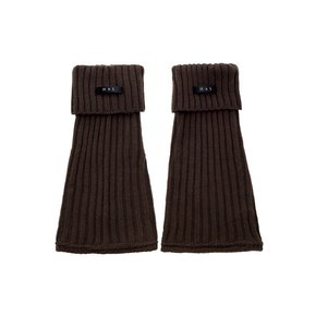 HPP020 Brown Knit Leg Warmer