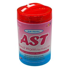 AST 건조 장구벌레 12g 통 블러드웜