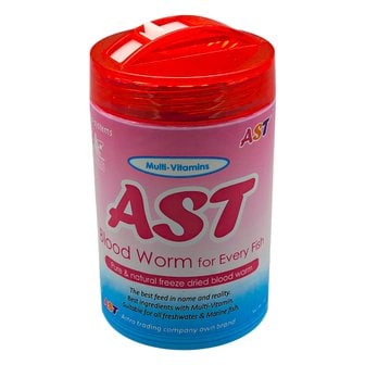  AST 건조 장구벌레 12g 통 블러드웜