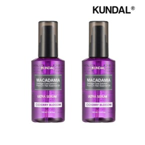 쿤달 마카다미아 울트라 헤어세럼 체리블라썸 100ml x2개