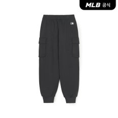 [엠엘비코리아공식] 베이직 스몰로고 카고 기모 조거팬츠 NY (Charcoal Grey)