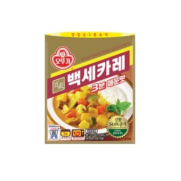 오뚜기 3분백세카레(매운맛) 200g