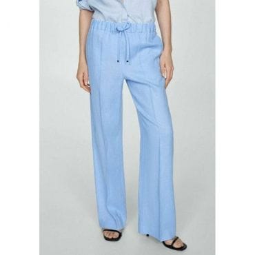 이스퀘어 4583094 Mango SAMARA - Trousers himmelbla