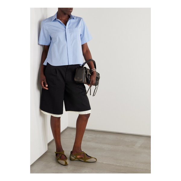 크롭 포플린 셔츠 라이트 블루 46376663162869287