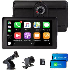 독일 카플레이 모니터 7 Inch Wireless Car Radio PoRtAble tallation Free with Apple CarPlay