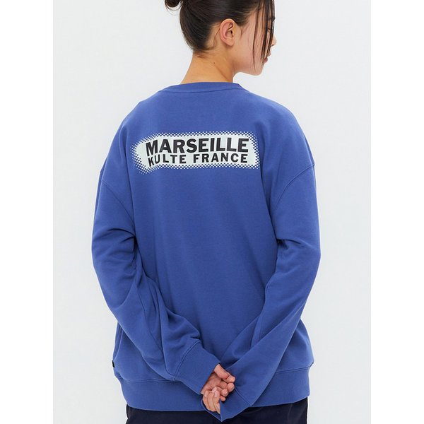 UV STAMP CREWNECK BLUE