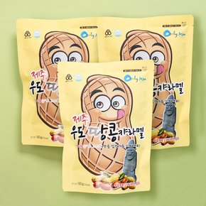 제주 우도땅콩 카라멜 180g 3봉