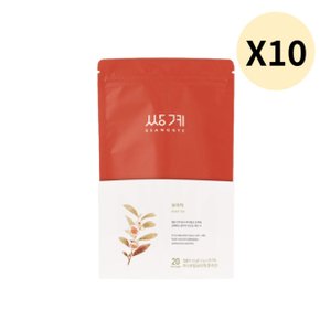 쌍계명차 차 보이차 건강 음료 회사 대용량 20T X 10
