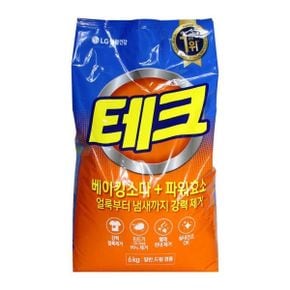 테크 6kg 베이킹파우더 세탁세제 분말세제WAEB601