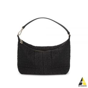 24FW BLACK MEDIUM BUTTERFLY POUCH SATIN BAG (A5217 099) (미디엄 버터플라이 파우치 새