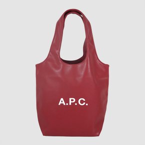 A.P.C. 아페쎄 니논 스몰 토트백 버건디 PUAAT M61861 GAC