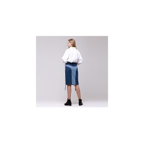 Unbalance Denim Skirt