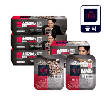 더미식 잡곡밥 180g 6입 x 3 + 백미밥 210g 3입  (총 21개)