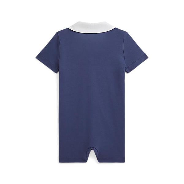 랄프 로렌 베이비 남아 임브로이더 코튼 인터로크 쇼트올(CWPOOPCIC720358410)