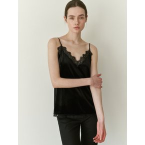 Sleeveless Velvet Top Black_S241TS02