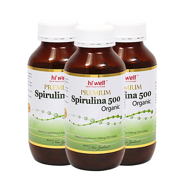 뉴질랜드 하이웰 스피루리나 500 500타블렛 3팩