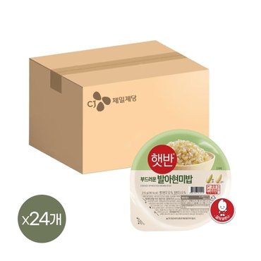  햇반 발아현미밥 210g x24개