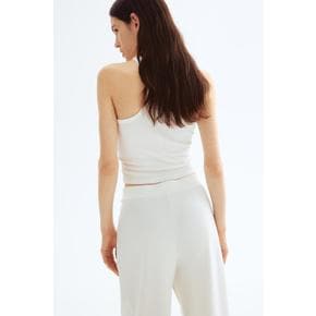 벨티드 팬츠 화이트 1277385002