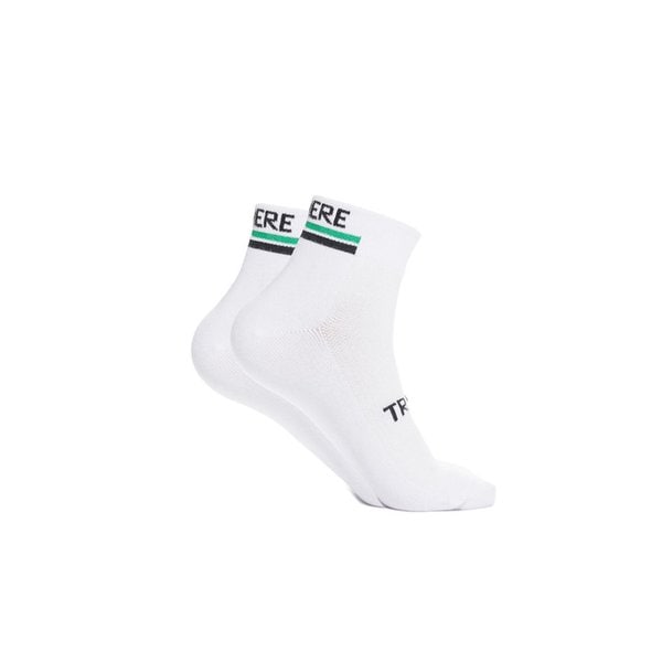 TRIMERE GOLF STRIPE SHORT SOCKS WHITE