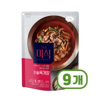  더미식 차돌육개장 즉석조리식품 350g x 9개