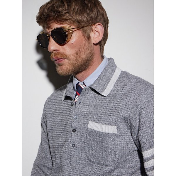 라운드 프레임 실버톤 티타늄 선글라스 46376663163121200