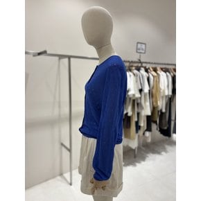 [부산점] 레이온 혼방 펀칭 라운드 가디건 (NJK6MD623)