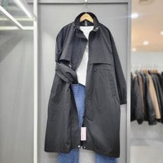 무자크 하이넥스트링 오버핏 사파리 롱점퍼 P2JP06
