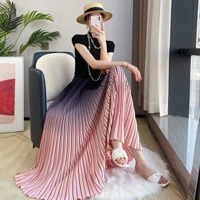 [시즌오프반값할인] [PLEATS] 디안 그라데이션 플리츠 스커트