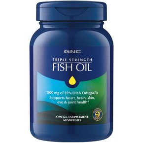 GNC Fish Oil 지앤씨 피쉬 오일 오메가 60정