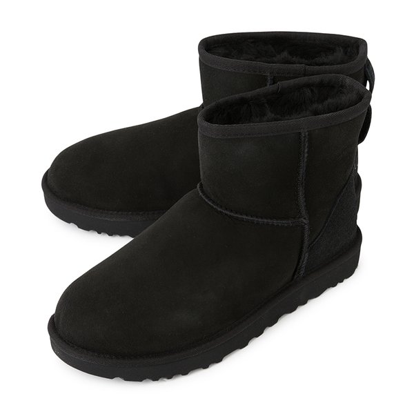 [부산점] 어그 클래식 미니 II 여성 앵클 부츠 1016222 BLK