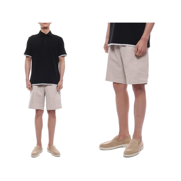25SS 남성 코튼 버뮤다 쇼츠 팬츠 (M252DU0010 C6008 25S)