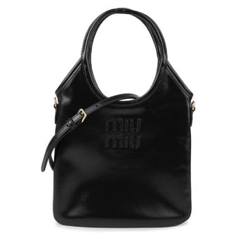 미우미우 라프리마 미우미우 아이비 가죽 핸드백 5BA281-2IEO-F0002-OLI