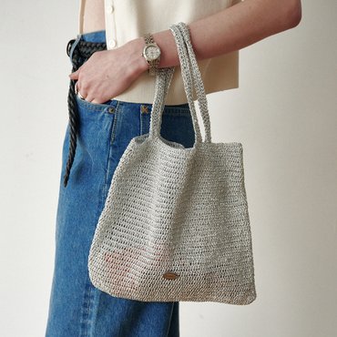 드메이커 Filo bag-silver DF25JLFB01I