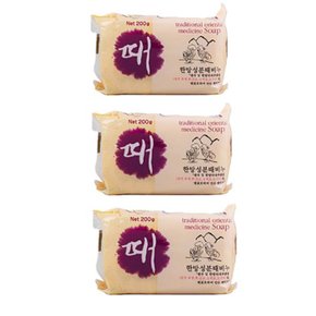 한방때비누3개세트 각질제거 노폐물제거 때 비누
