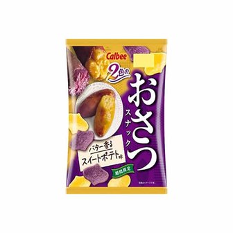 theeasy 가루비 기간한정 2색 오사쯔 버터향 고구마칩 45g x 12개묶음