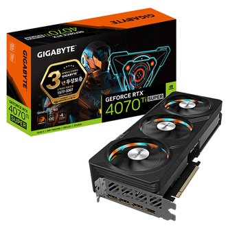 아이코다2 e_ 기가바이트 지포스 RTX 4070 Ti SUPER Gaming OC D6X 16GB 제이씨현