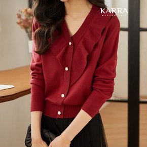 KARRA 플레어카라가디건_A4S0507