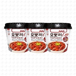 요뽀끼 화끈하고매운 신떡볶이 120g 3개 (WF0EDED)