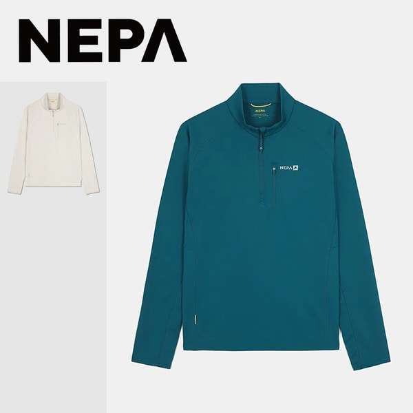 [부산점] 남성 패스파인더 더블자가드메쉬 긴팔 집업 티셔츠 7L55402